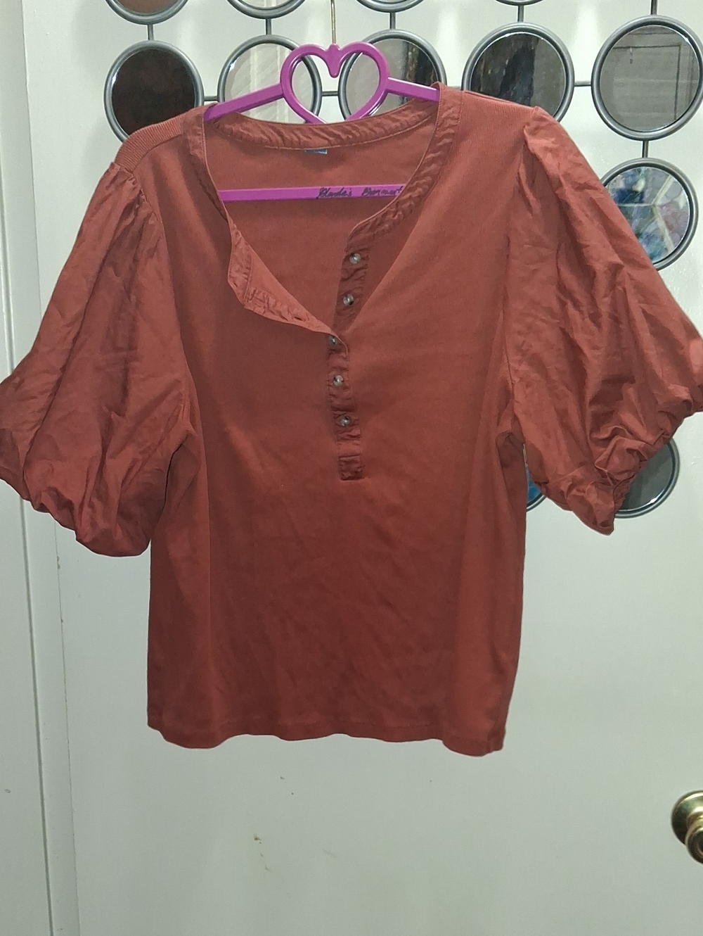 RUST COLORED Top